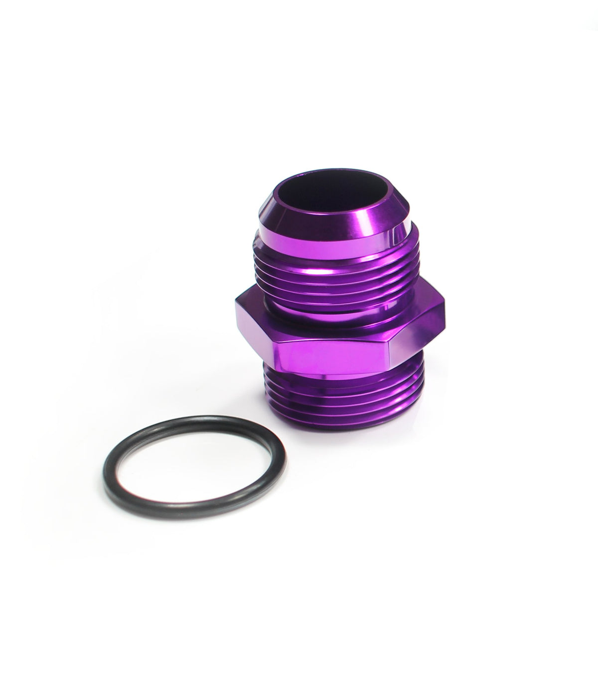 -10AN Male to 1 1/16-12 SAE Male Adapter - Black