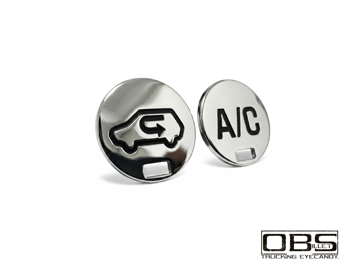 A/C Unit Lower Push Button Cover Plates - 2 Button Version