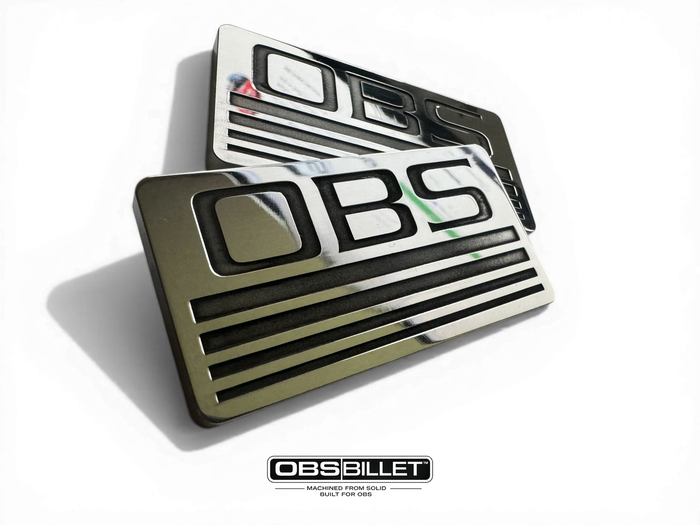 4 Line Classic Pillar Emblem - Machined Billet