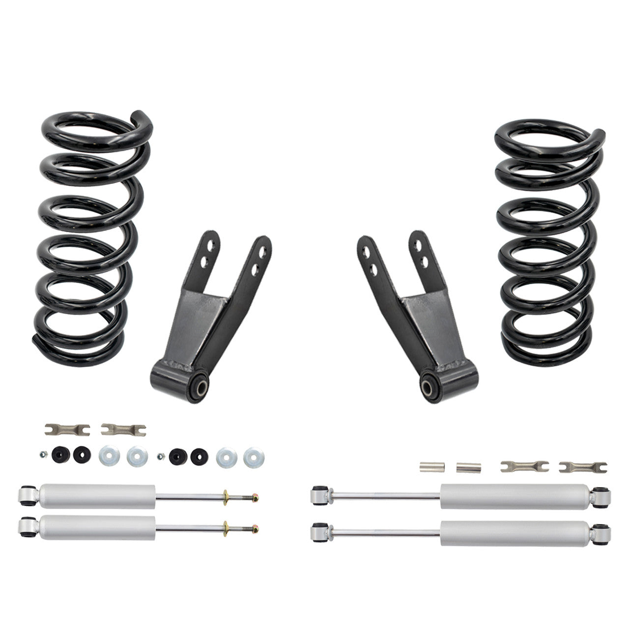 2-1-2 Drop Kit for 1988-1998 Chevy GMC C1500 V6 Coil Shocks