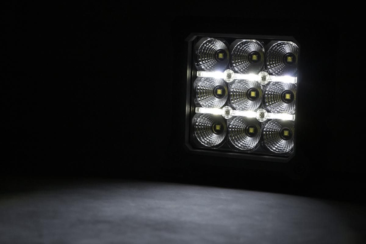 Rough Country 4 Inch LED Light Pods - detail view