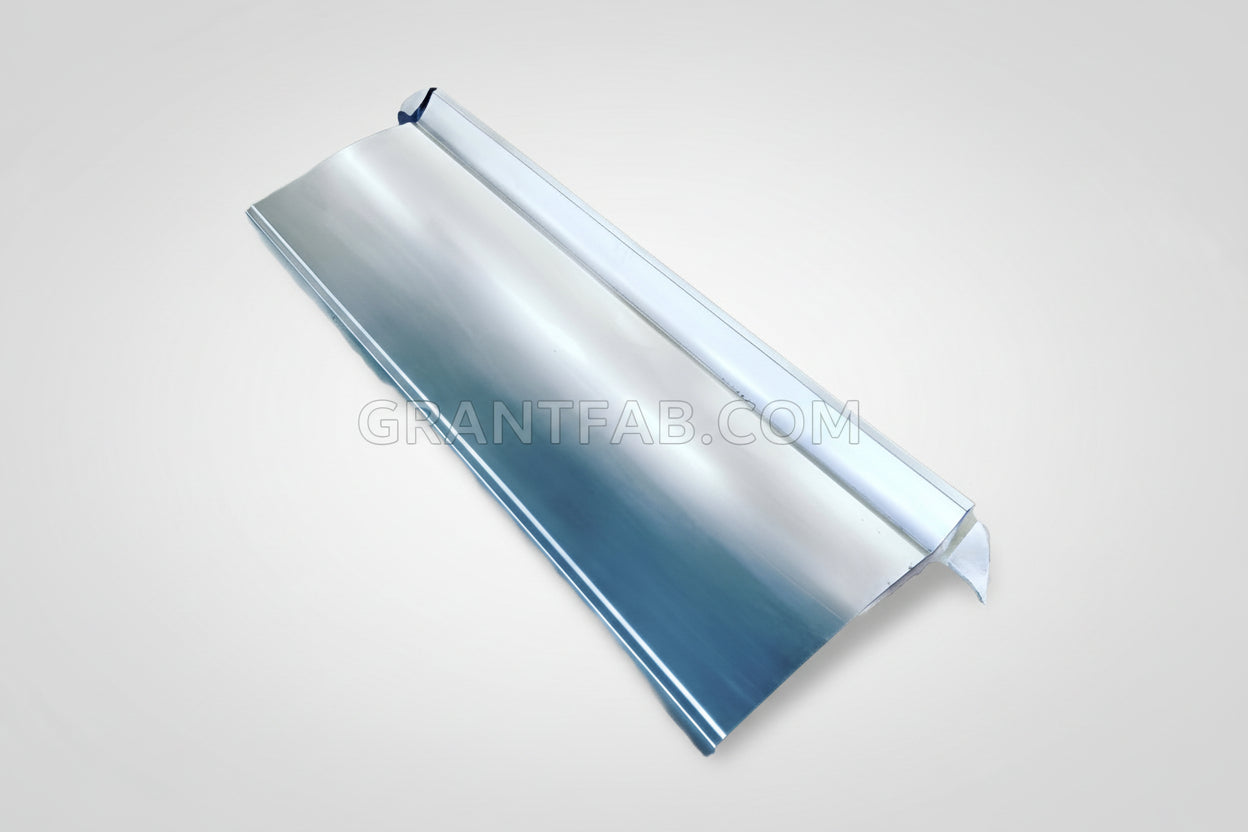 A silver tailgate skin with a pro touring wing and bed caps for a 88-98 Chevy truck.