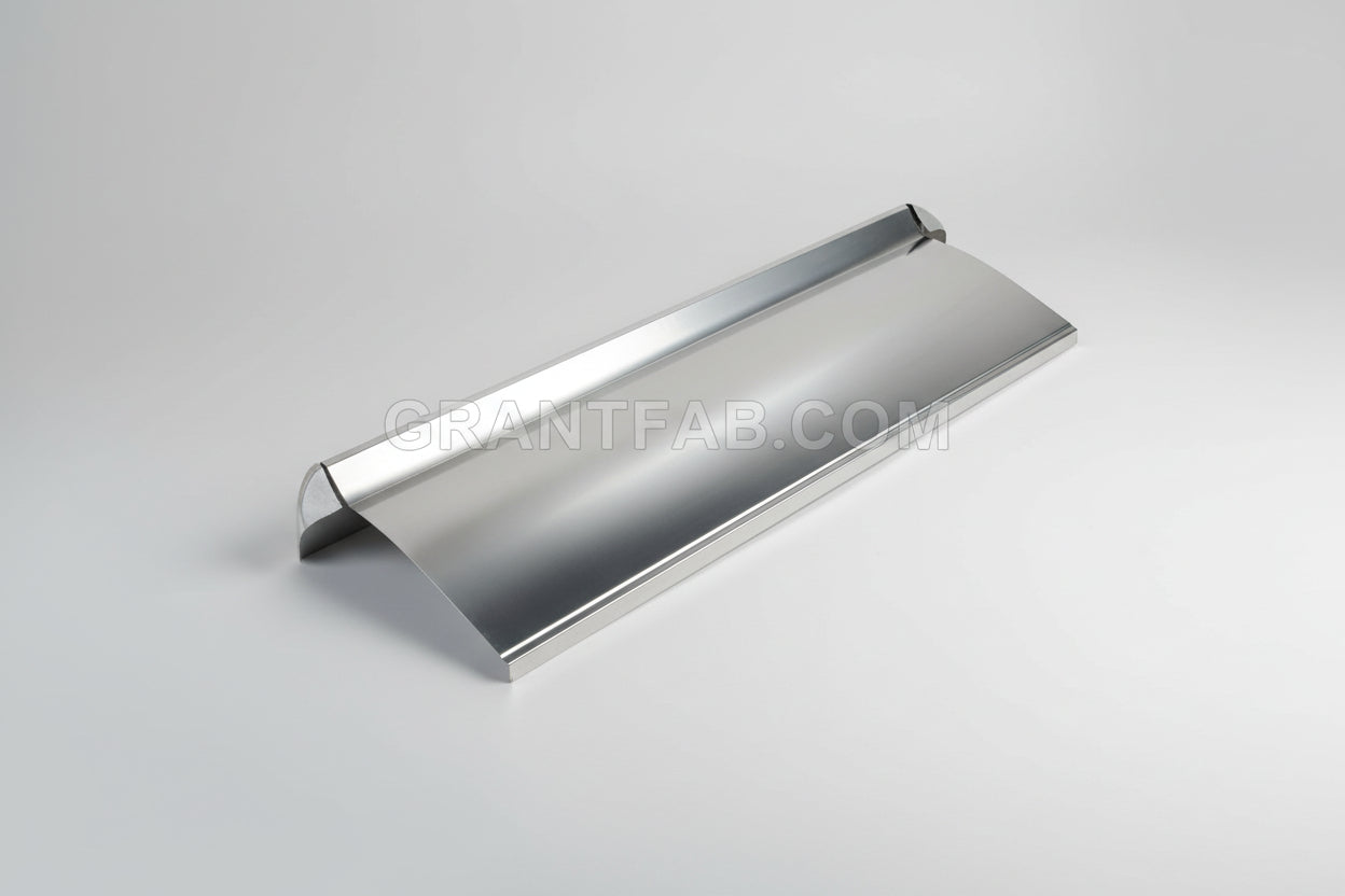 A sheetmetal tailgate skin for a Chevy/GMC StepSide truck with a pro touring style wing and bed caps.