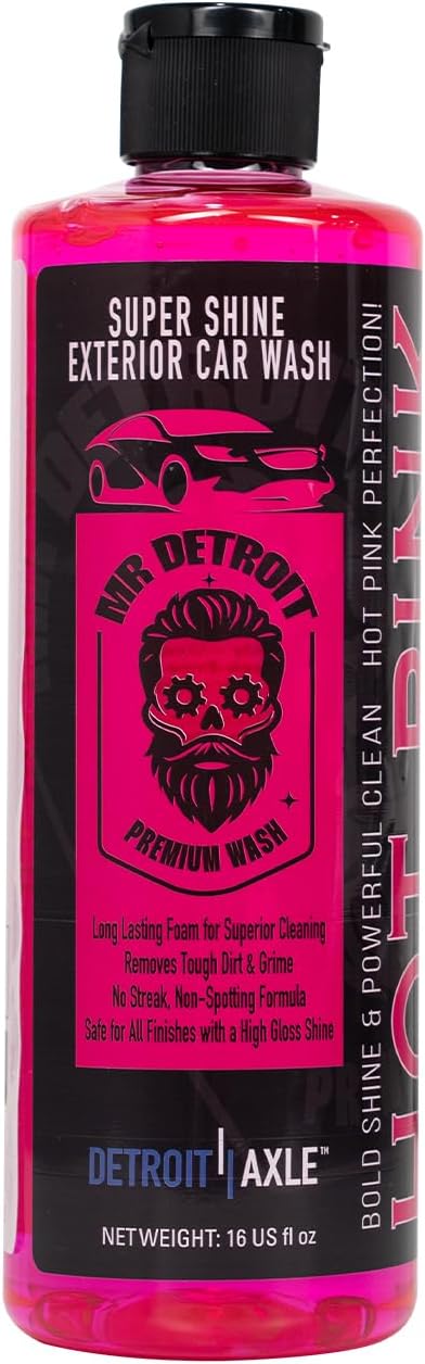 Hot Pink Car Wash Soap 16oz