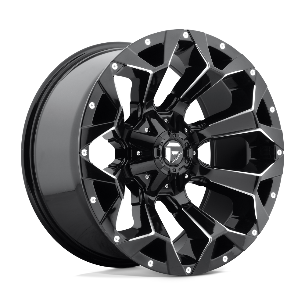 Fuel D576 Assault Wheel Gloss Black Milled