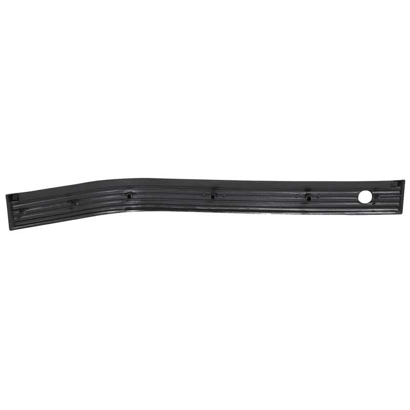 Front Bumper Impact Strip - Black & Chrome, LH Driver Side, with Bumper Guards (1988-2000 Chevy/GMC Pickup, Suburban, Tahoe, Yukon)