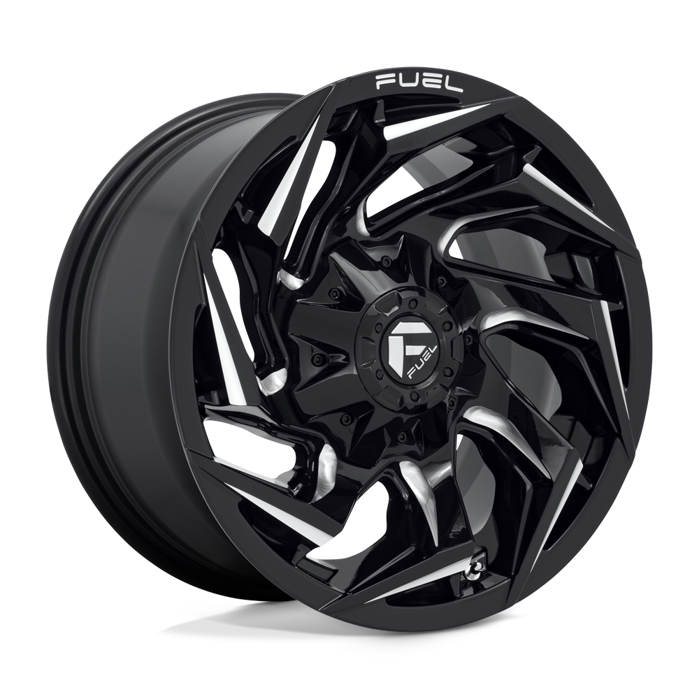 Fuel D753 Reaction Wheel Gloss Black Milled