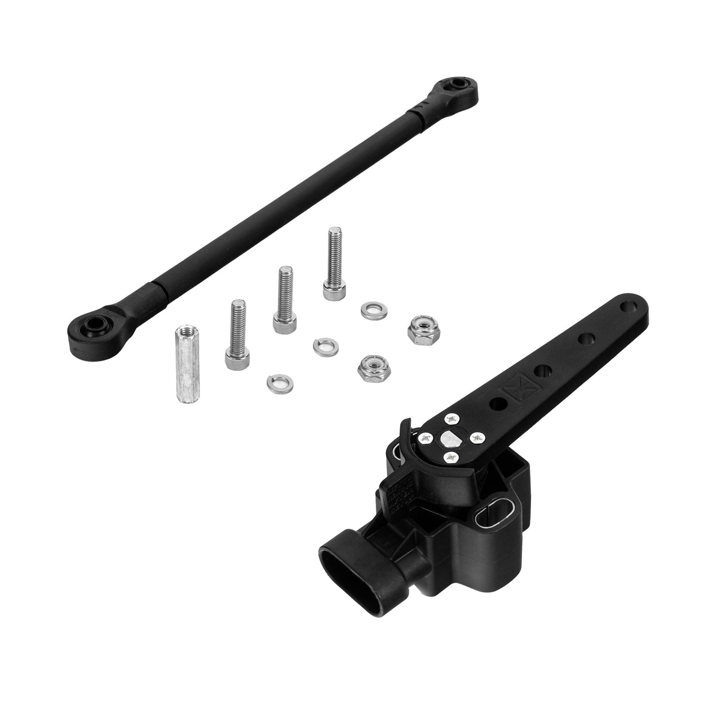 AccuAir ROT-120 Ride Height Sensor with linkage and hardware