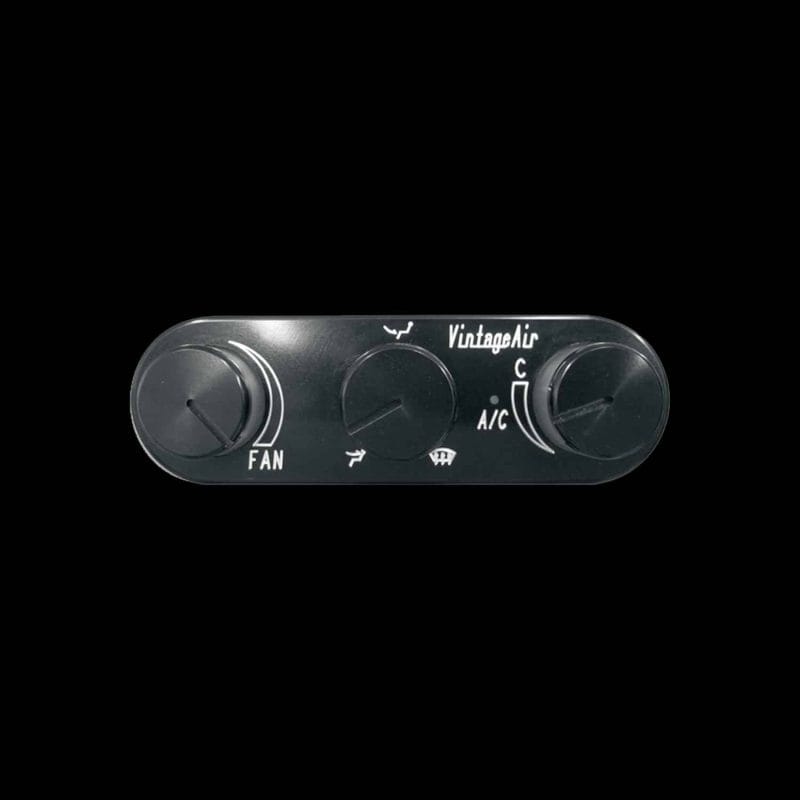 AC Control Panel with Polished Face and Knobs - GMC Chevy Truck