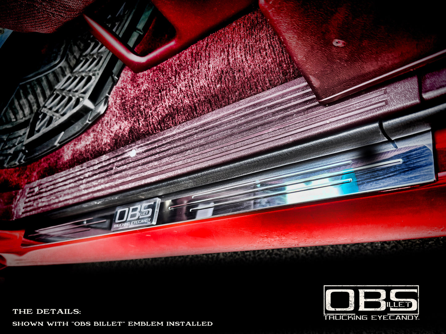 Door Sill Tread Plates - With Customized Emblem Insert
