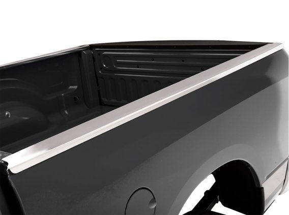 ICI BR02: 1988-1998 Chevrolet/GMC OBS Long Bed 8' Stainless Steel Bed Rail Caps (No Stake Pockets)