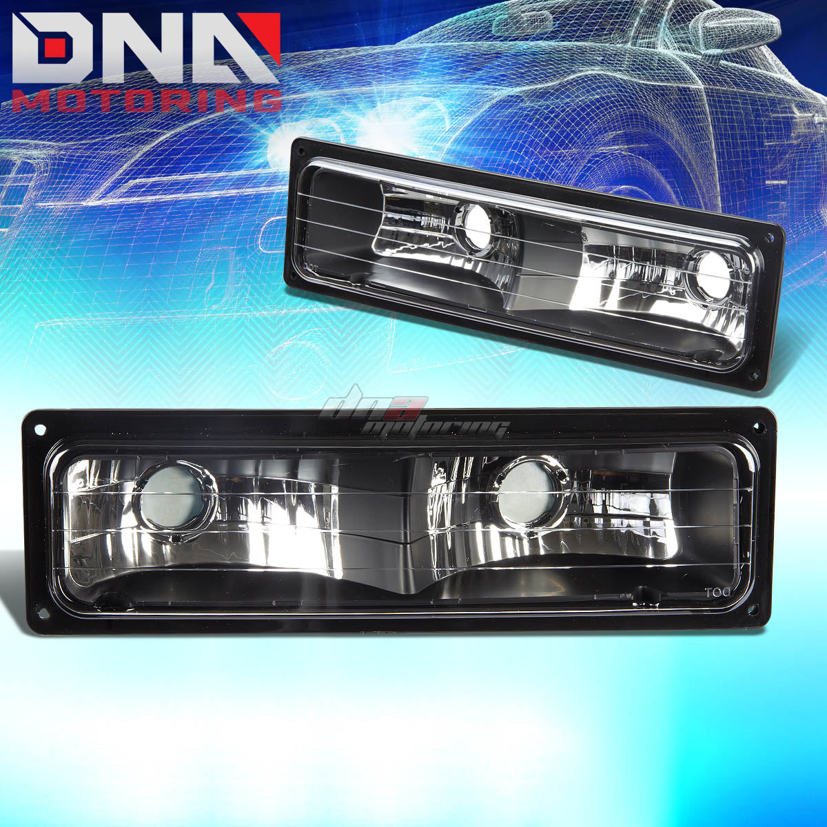 DNA Motoring Bumper Lights - 1988-2001 Chevy/GMC C/K