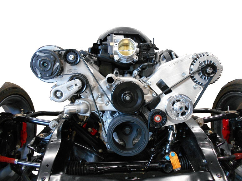 Dirty Dingo LT Billet Alternator Type 1 PS + R4 A/C Combo Kit