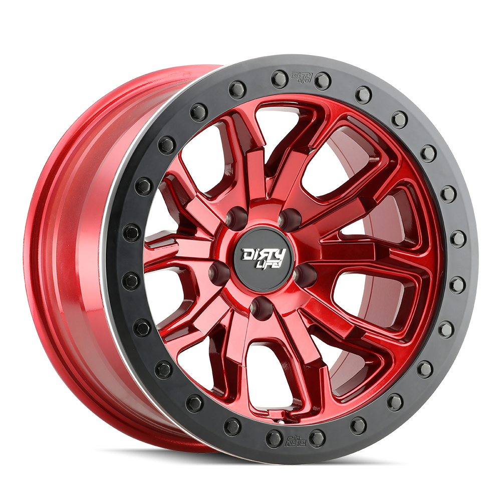DT-1 9303 17x9 Offset -12mm 5x127 9303 Crimson Candy Red