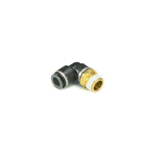 Accuair Push In 90 Degree DOT Tube Connector Fitting 3/8in Stem to 3/8in PTC