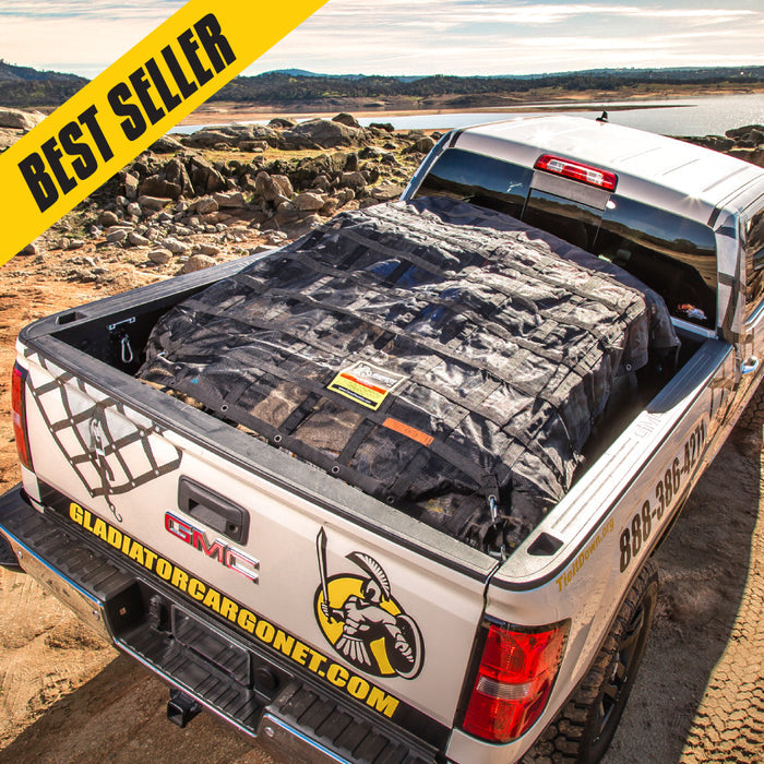 Gladiator Heavy-Duty Truck Bed Cargo Net - 1988-1998 Chevy/GMC C/K Series