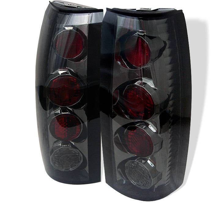 Spyder Automotive Euro Tail Lights - Chrome/Euro Smoke - 88-98 Chevy/GMC C/K1500-3500