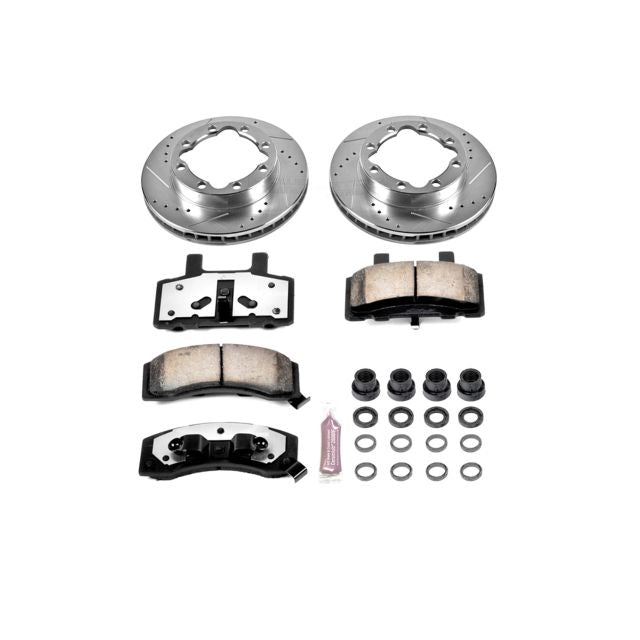 PowerStop Z36 Truck & Tow Front Brake Kit - 1988-1998 Chevy/GMC C2500/C3500