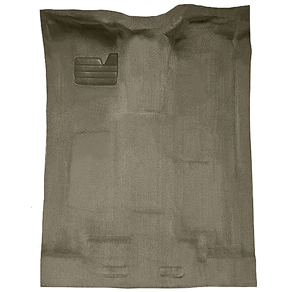 1988-2002 Chevy/GMC Extended Cab Truck w/o Rear AC Complete Molded Carpet Set - Medium Beige, Cutpile (T1204628)