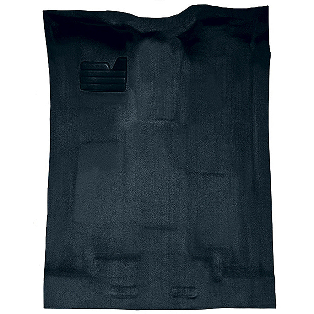 1988-2002 Chevy/GMC Extended Cab Truck w/o Rear AC Complete Molded Carpet Set - Midnight Blue, Cutpile (T1204665)