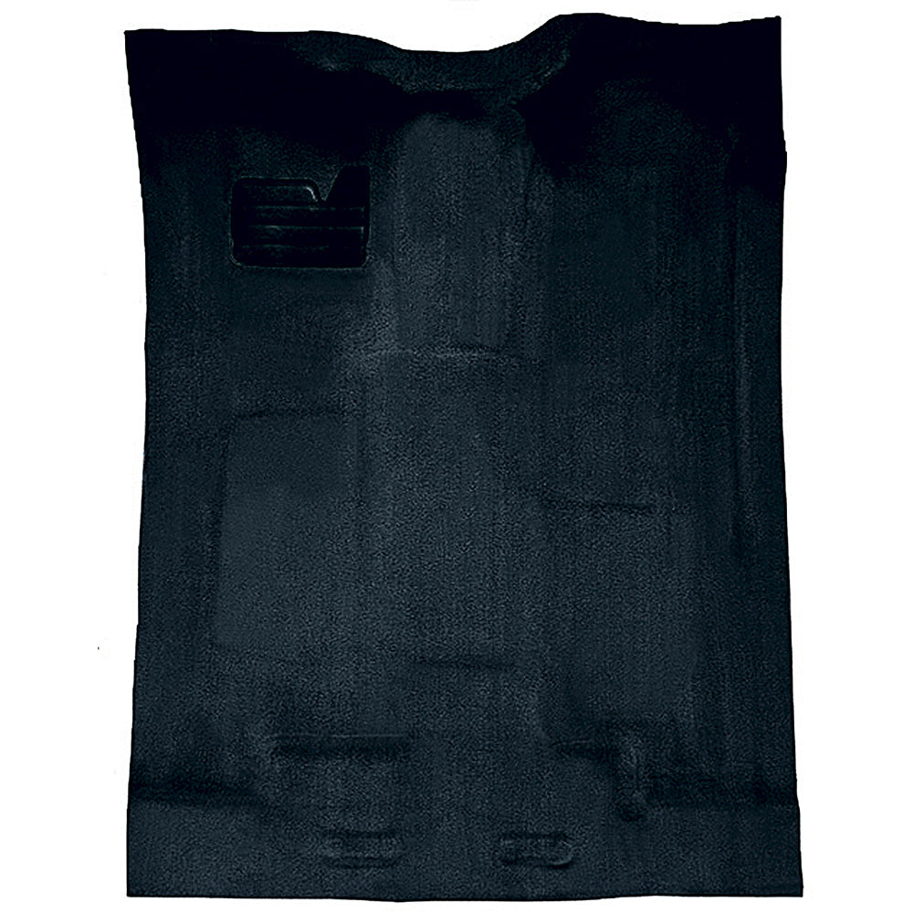 1988-2002 Chevy/GMC Extended Cab Truck w/o Rear AC Complete Molded Carpet Set - Dark Blue, Cutpile (T1204666)