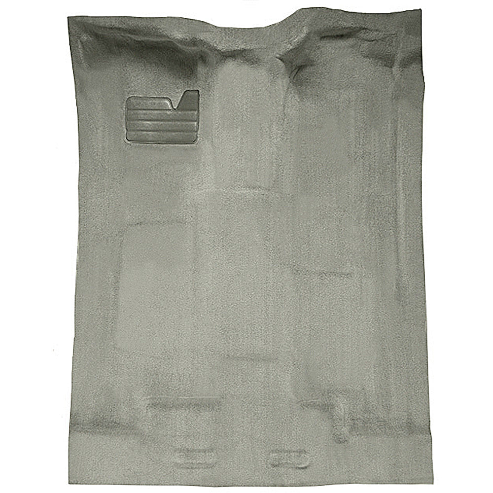 1988-2002 Chevy/GMC Extended Cab Truck w/o Rear AC Complete Molded Carpet Set - Med Sand Gray/Neutral, Cutpile (T1204694)