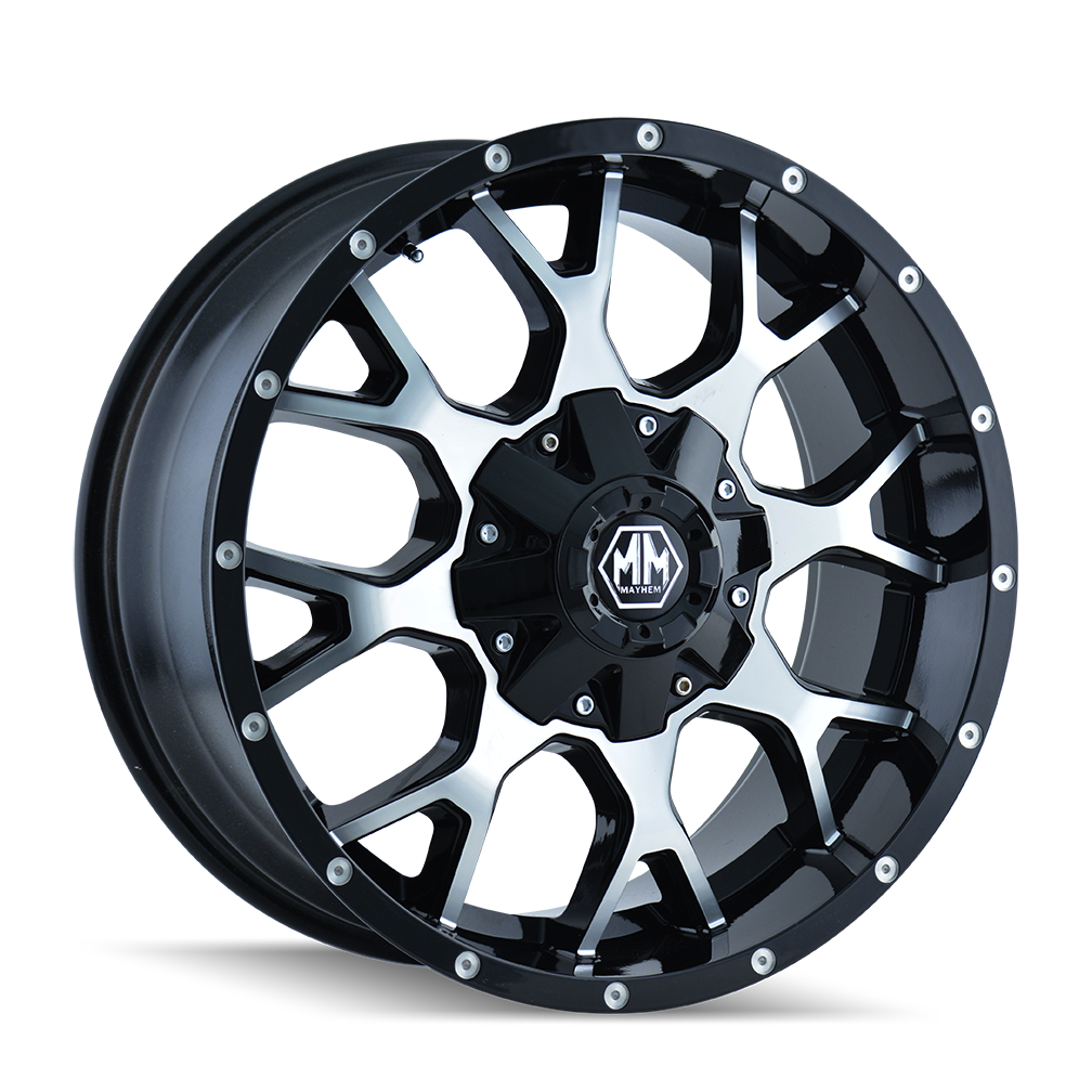 Warrior 8015 17x9 Offset 18mm 6x139.7 8015 Gloss Black - Machined