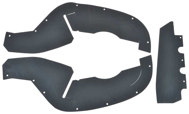 Fender Skirt Splash Apron Dust Shields - LH & RH Pair