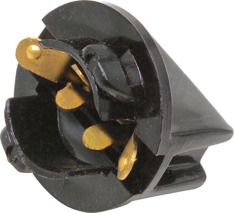 Instrument Panel Socket - 1/2" Hole, For 158/194/194A Bulbs