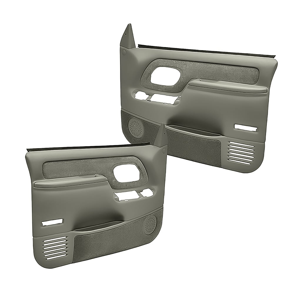 Coverlay 1995-99 Chevy/GMC Truck Molded ABS Door Panels - Power Locks/Windows - Taupe Gray (WF185964)