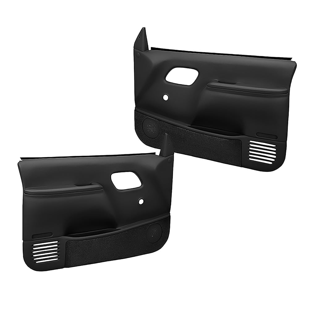 Coverlay 1995-99 Chevy/GMC Truck Molded ABS Door Panels - Manual Locks/Windows - Black (WN185901)