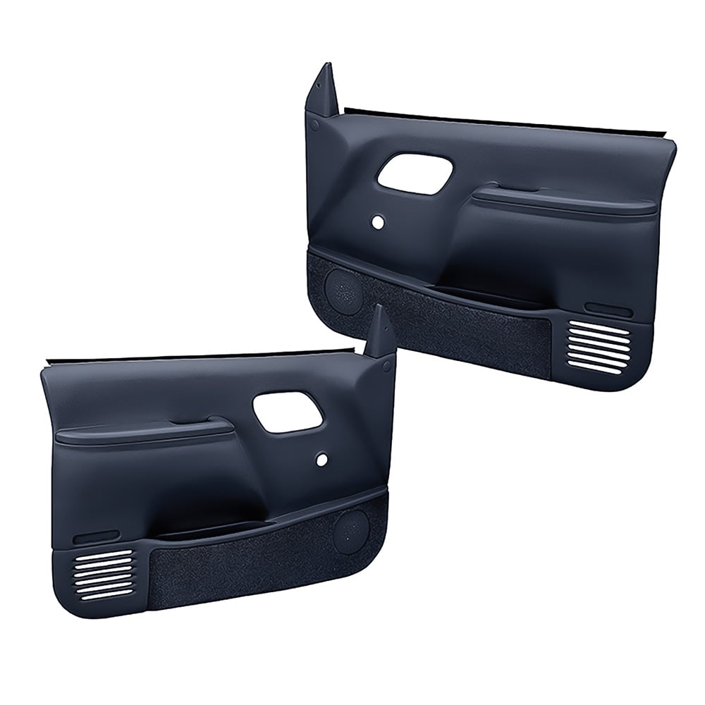 Coverlay 1995-99 Chevy/GMC Truck Molded ABS Door Panels - Manual Locks/Windows - Dark Blue (WN185912)