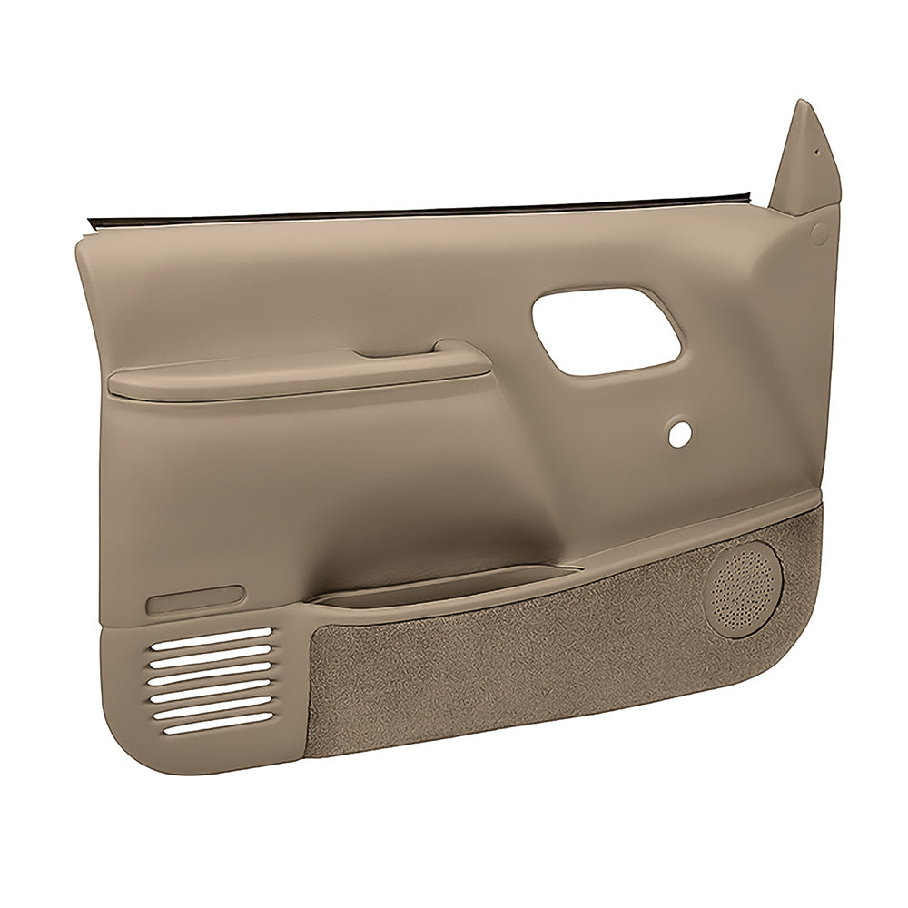 1995-99 Chevrolet/GMC Truck Molded ABS Door Panels - Manual Locks/Windows, Medium Brown (Pair) (WN185924)