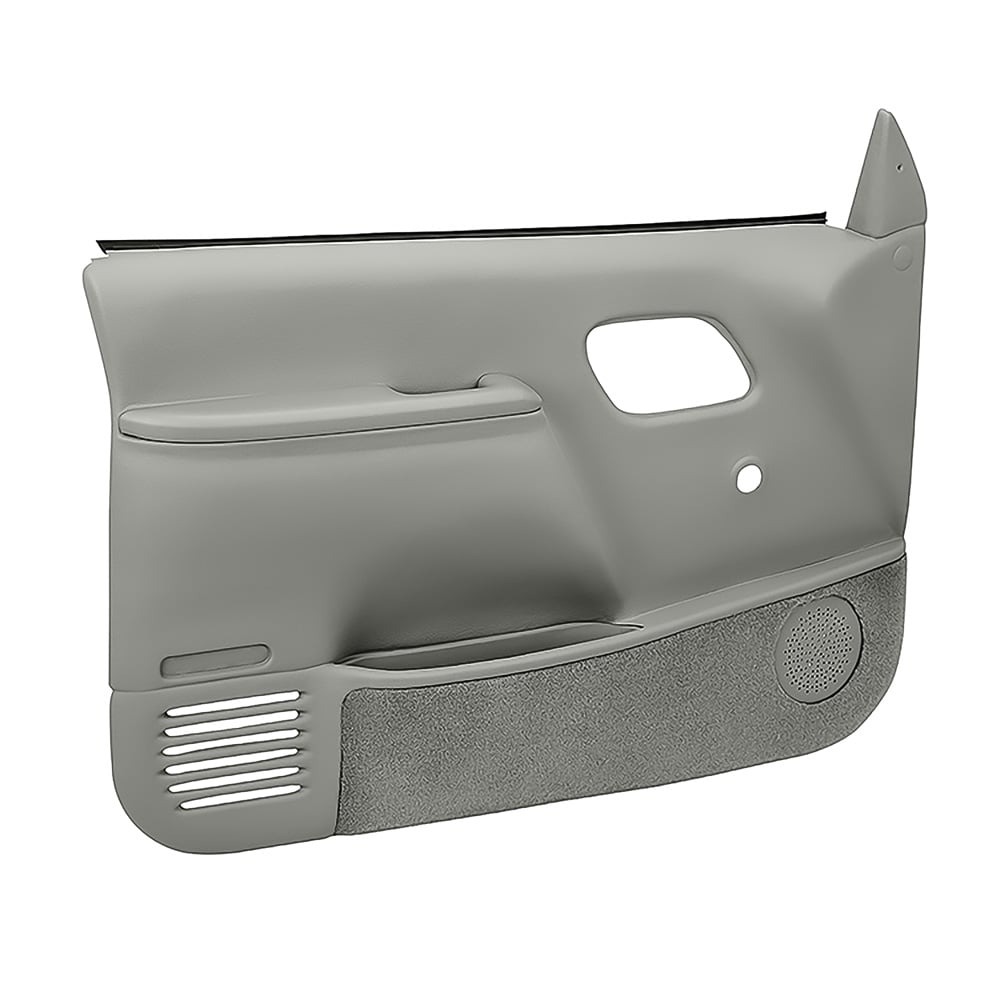 1995-99 Chevrolet/GMC Truck Molded ABS Door Panels - Manual Locks/Windows, Light Gray (Pair) (WN185927)