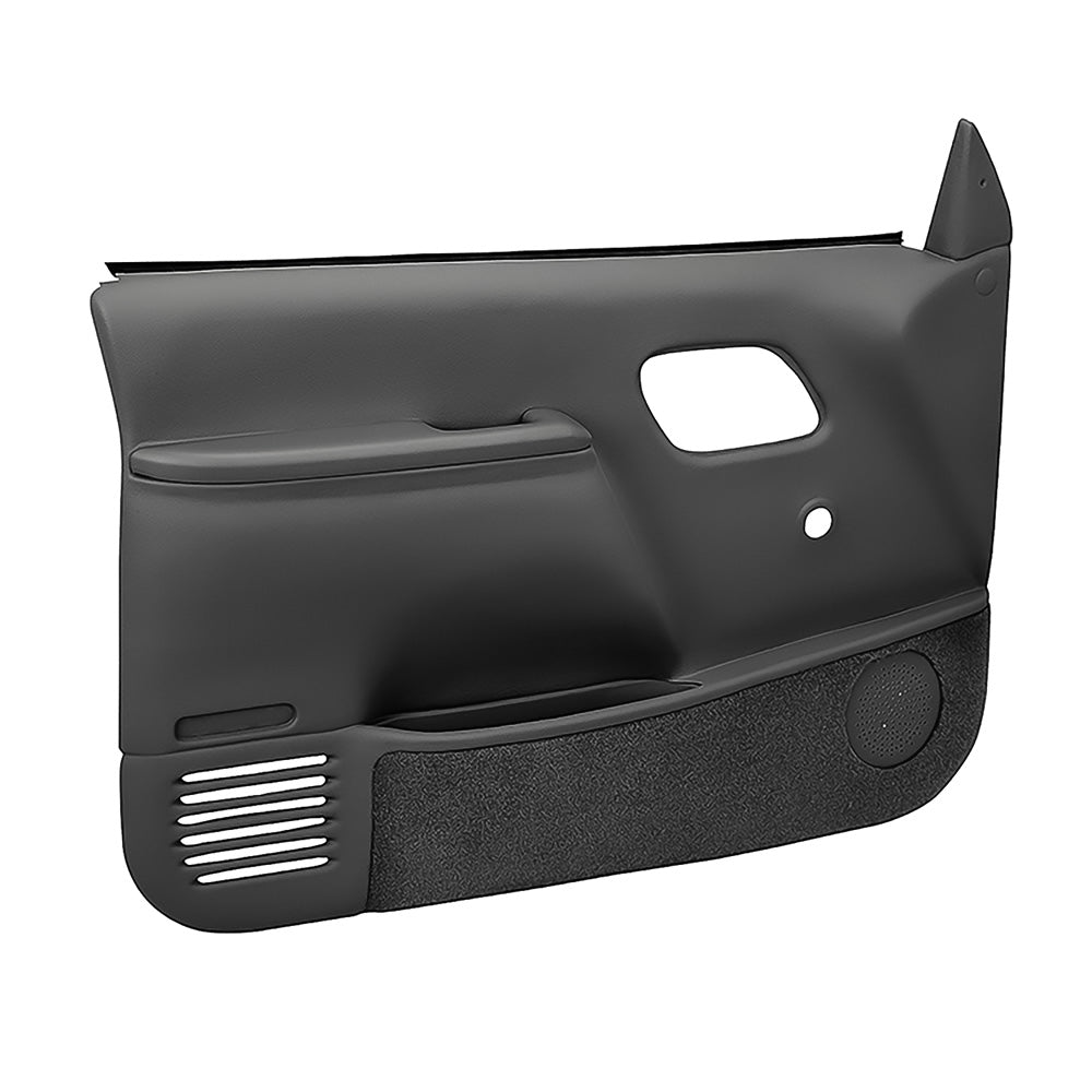 1995-99 Chevrolet/GMC Truck Molded ABS Door Panels - Manual Locks/Windows, Dark Gray (Pair) (WN185947)