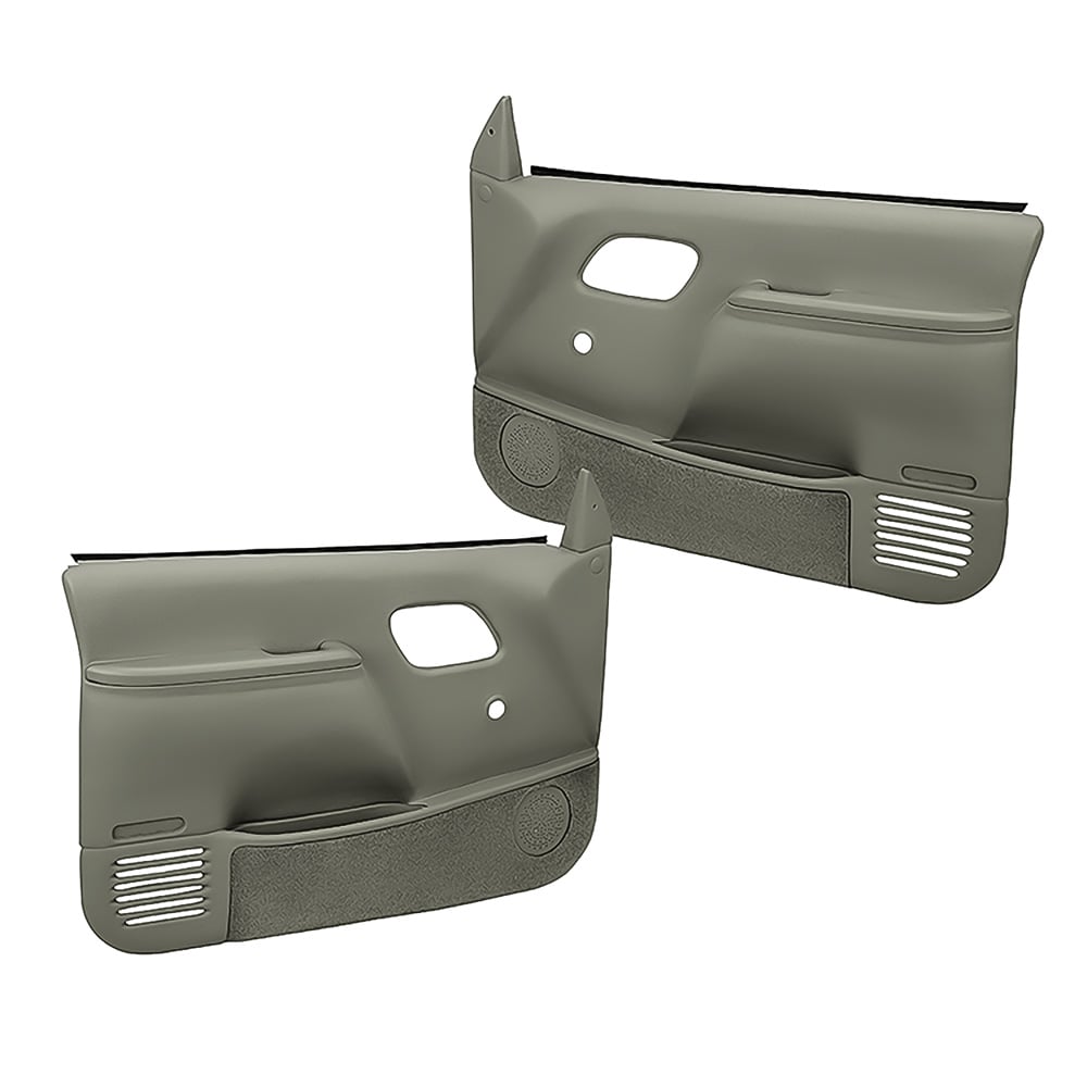 Coverlay 1995-99 Chevy/GMC Truck Molded ABS Door Panels - Manual Locks/Windows - Taupe Gray (WN185964)