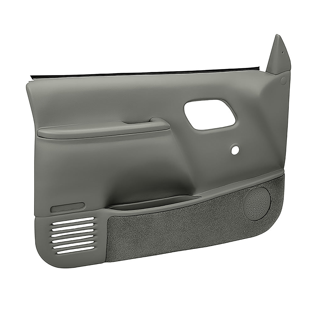 1995-99 Chevrolet/GMC Truck Molded ABS Door Panels - Manual Locks/Windows, Medium Gray (Pair) (WN185973)