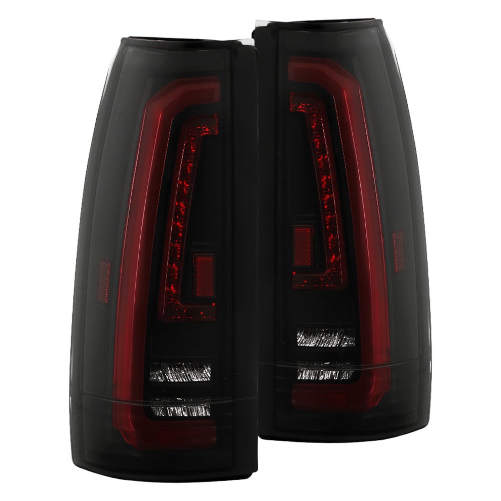 Akkon LED Tail Lights with DRL Light Bar - Black Smoked - SKU 9052750
