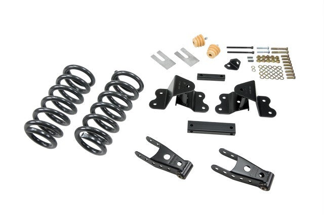 Belltech 2 to 3 inch front over 4 inch rear lowering kit for 1988-1998 Chevy C1500 Extended Cab