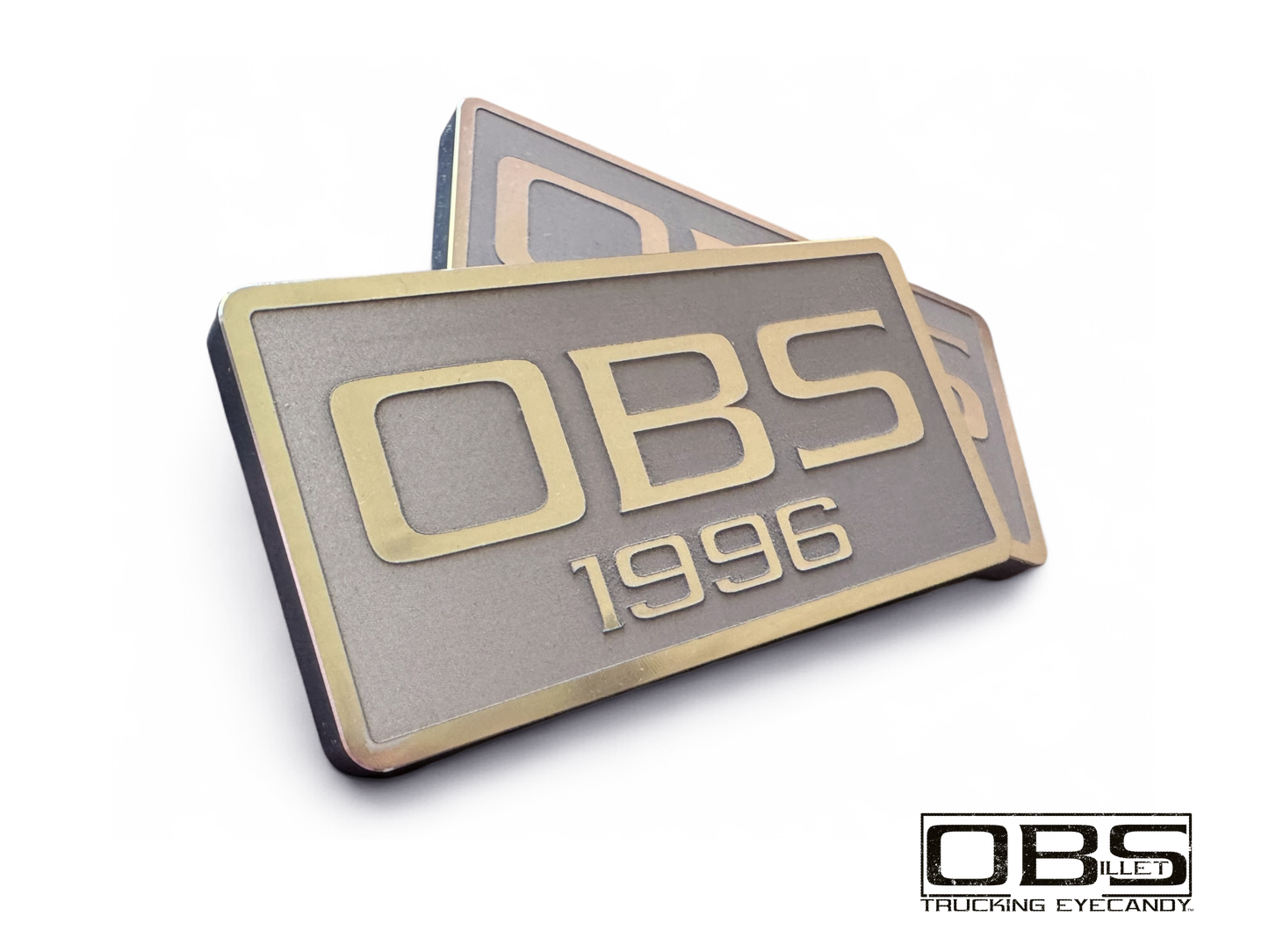 Pillar Emblem (Inverse Engraved) - Year (at bottom) Specific - Machined Billet