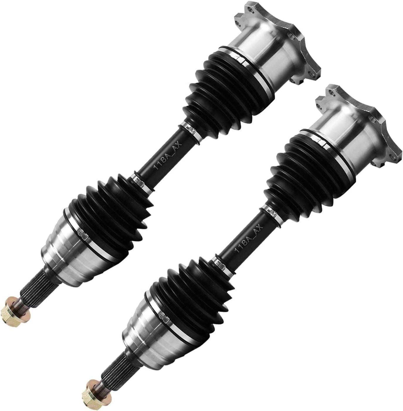 1988-1999 Chevy/GMC K2500/K3500 HD Front CV Axles - Pair (2X1900511-NEW)