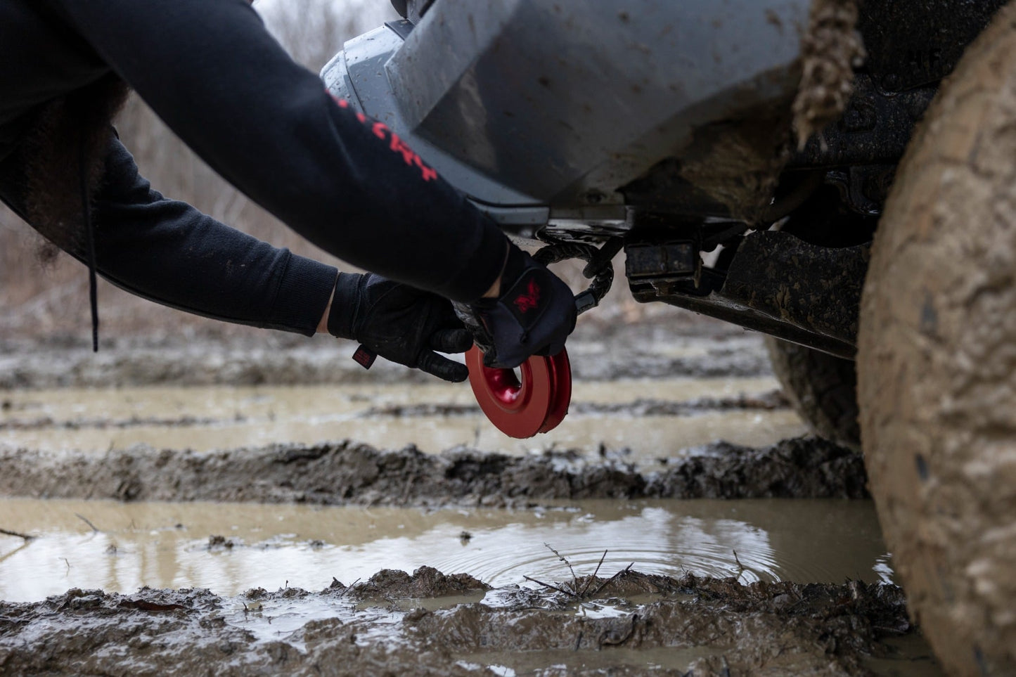 Rough Country 6.5 inch recovery ring in use