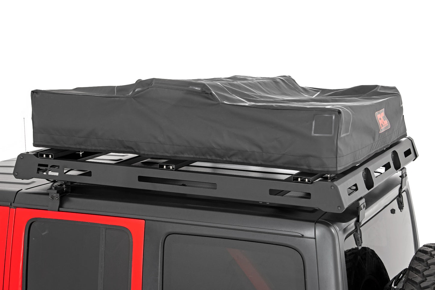 Rough Country roof rack tent interior