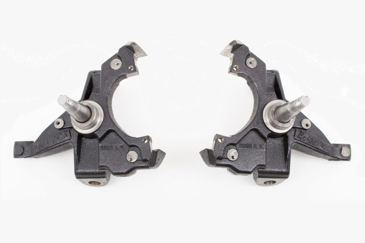 McGaughys front 2 inch drop spindles for 1988-1998 Chevy GMC C1500 pickup