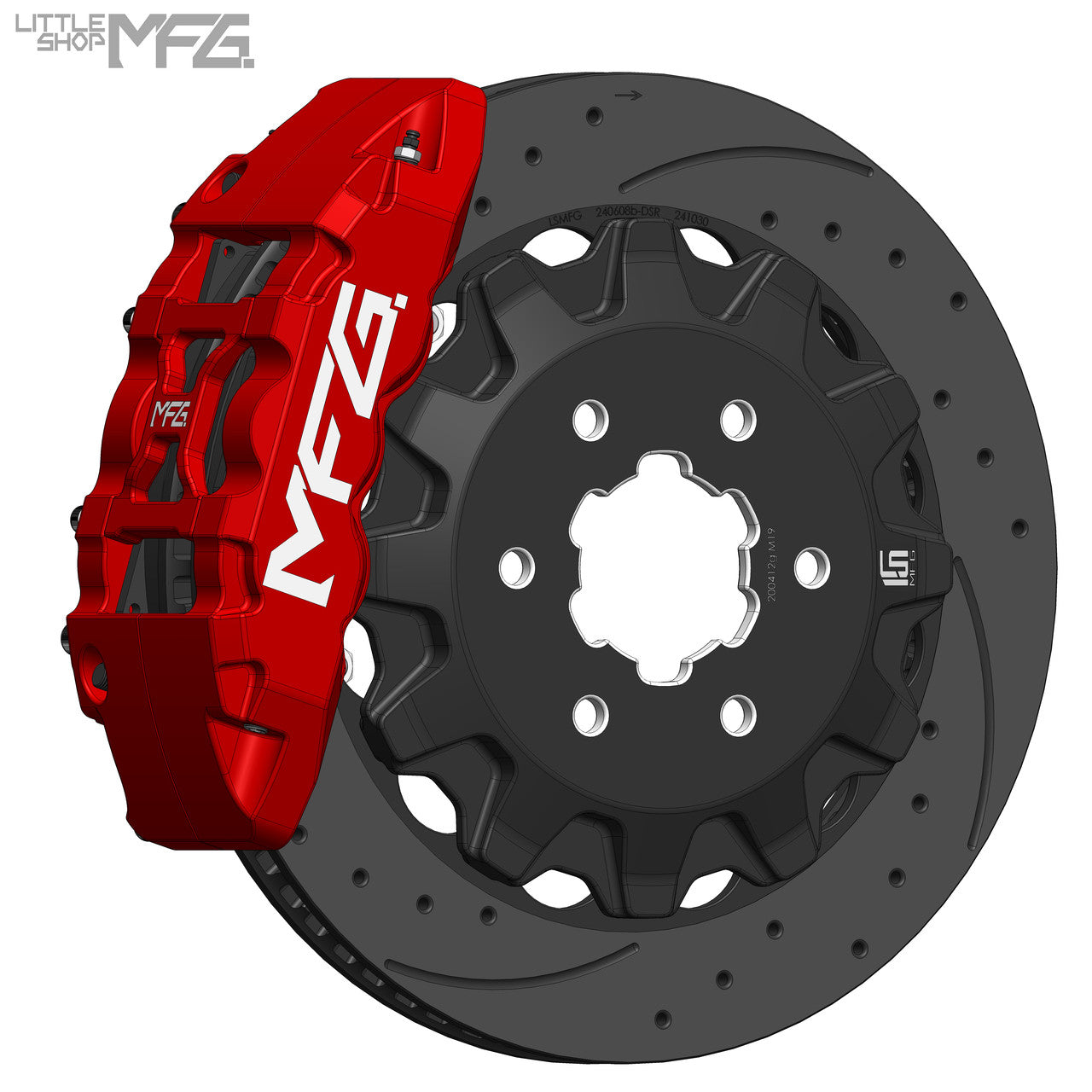 GM 88-00 K1500 Front 16in Big Brake Kit - front view