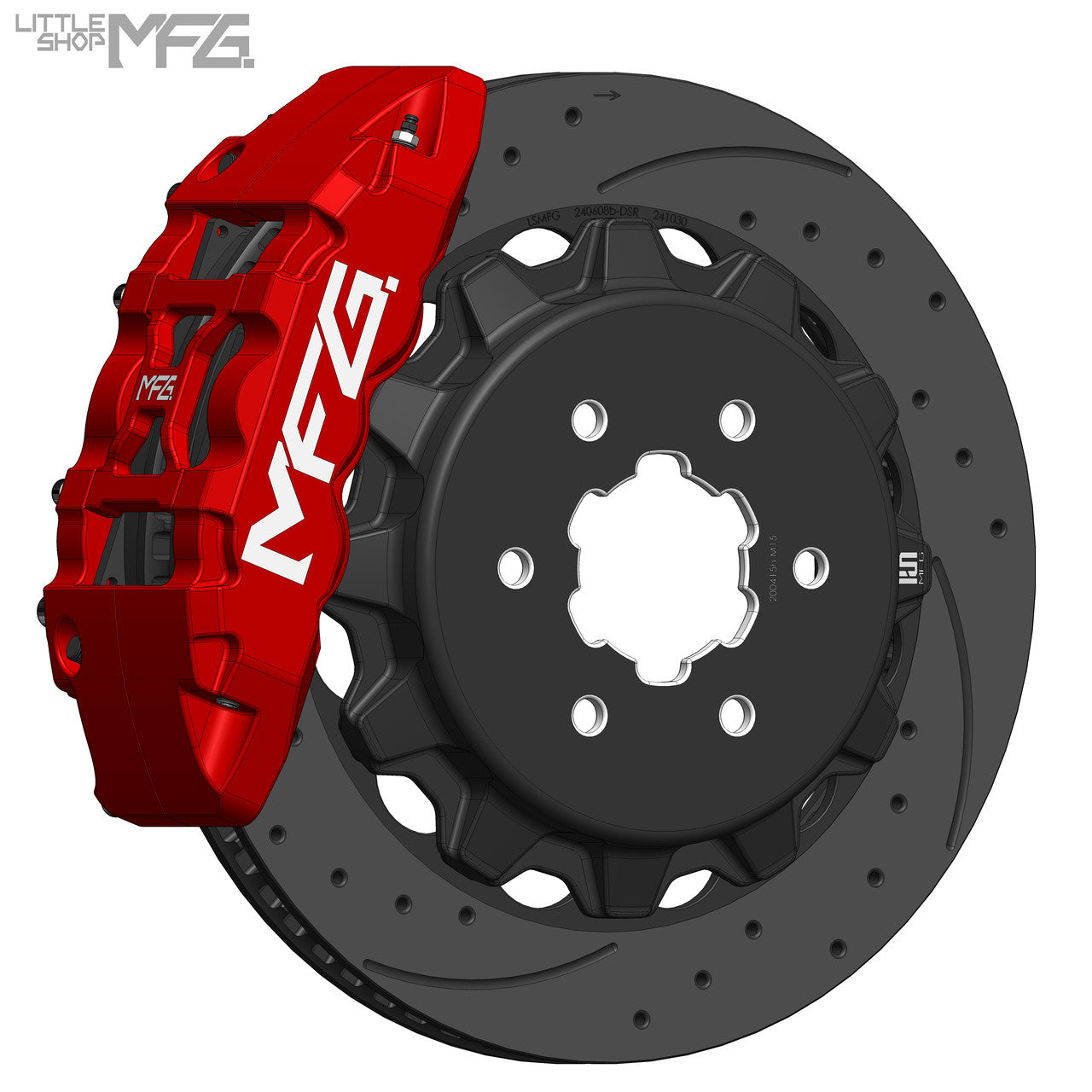 GM 88-00 K1500 Rear 16in Big Brake Kit - front view