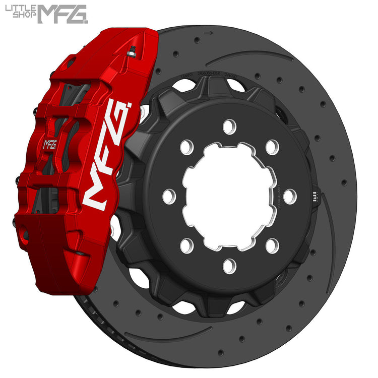 GM 88-00 K2500/K3500 Front 16in Big Brake Kit - front view
