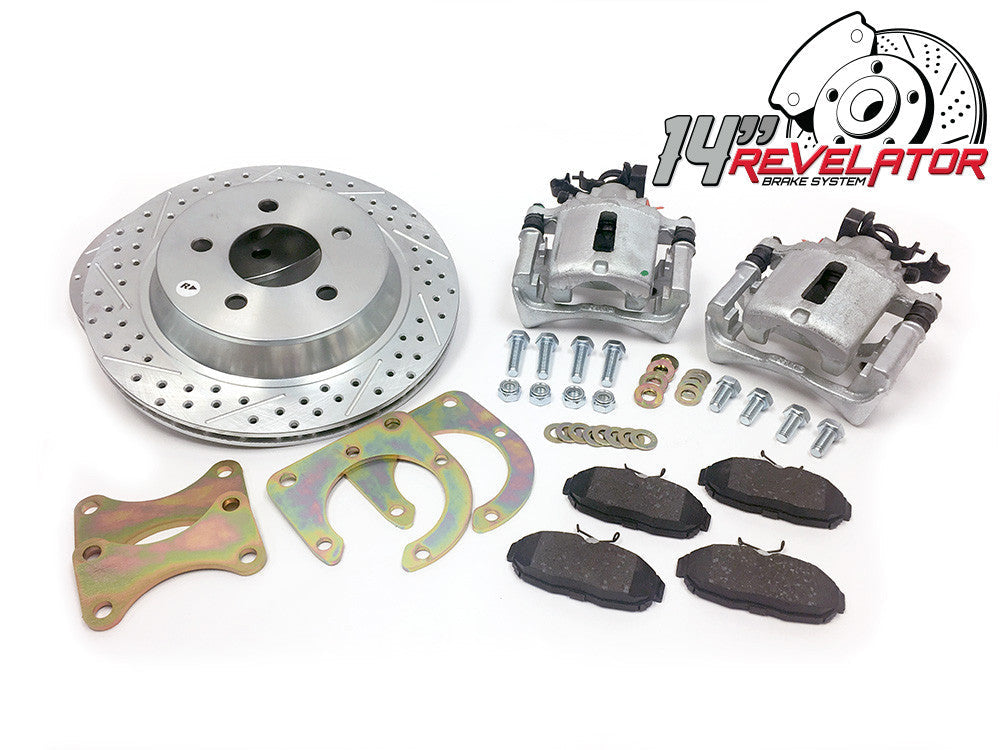 Pro Performance 13in Rear Big Brake Kit installed