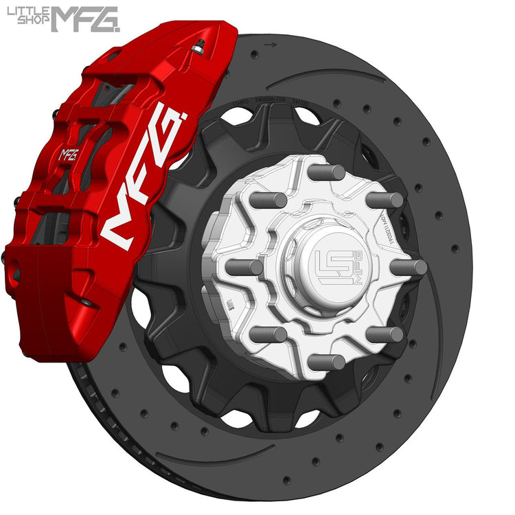 GM 88-00 C2500/C3500 Front 16in C6 Big Brake Kit - front view