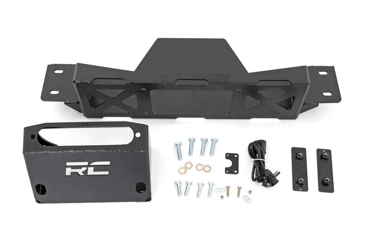 Hidden Winch Mounting Plate-Chevy C1500/K1500 Truck & SUV 4WD (1988-1999) - 1988-1999 OBS Truck
